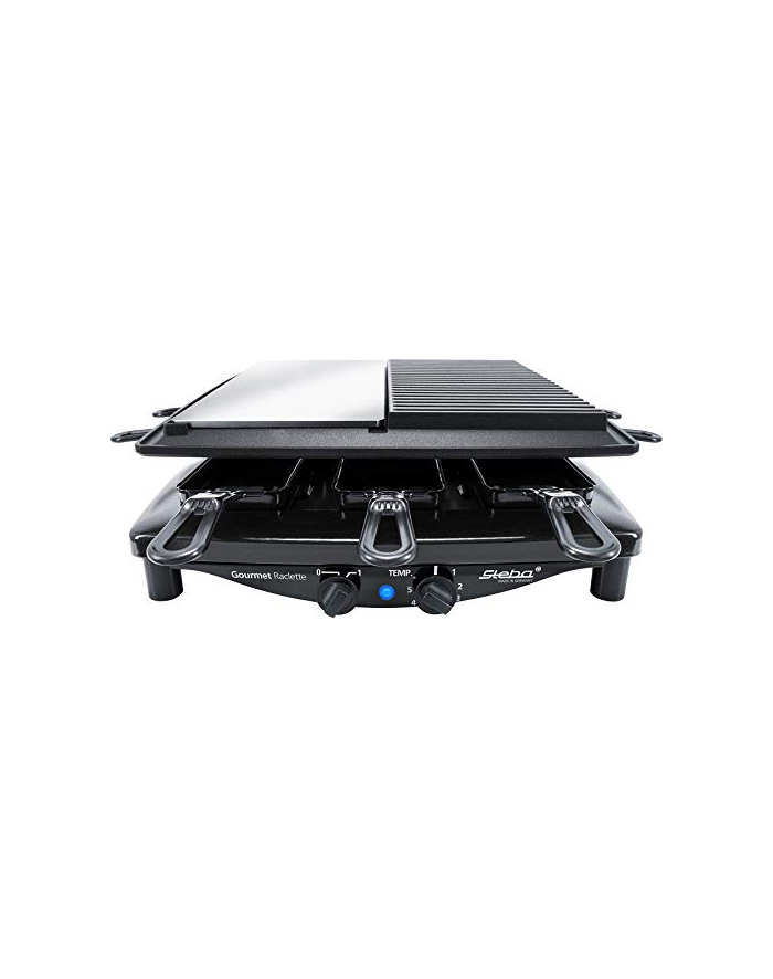 Steba Raclette Black Stell RC 8 with grill plate główny