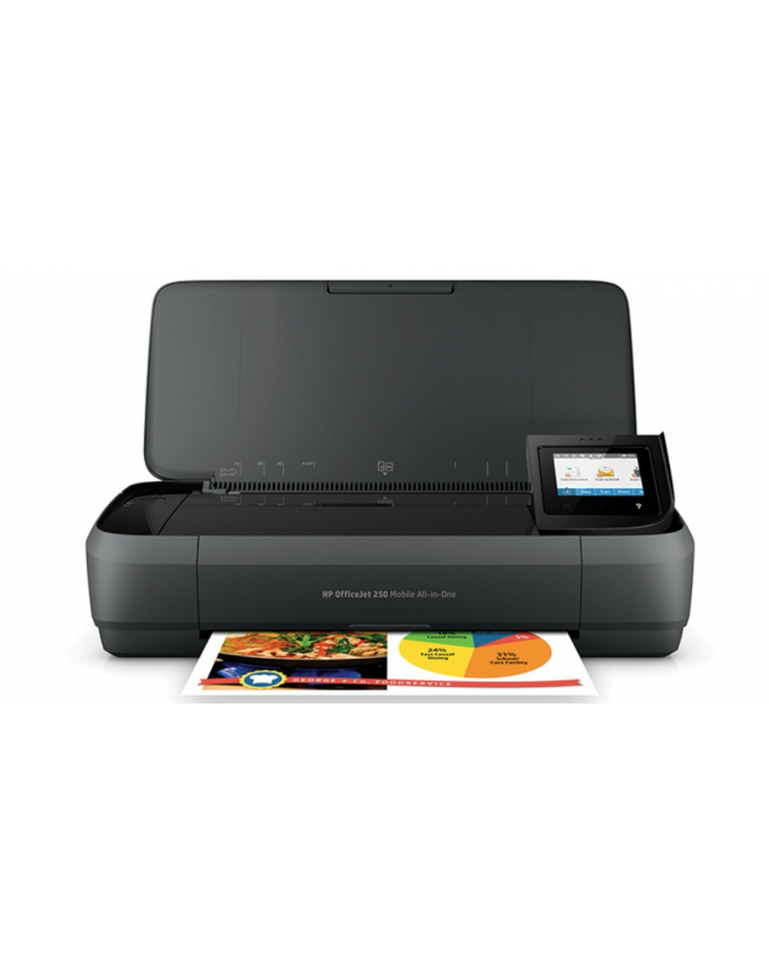 HP OfficeJet 250 All-in-One A4 Color USB 2.0 Wi-Fi BLE Inkjet 20ppm - kolor czarny (USB / WiFi, Scan, Copy) główny