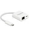 DeLOCK USB-C adapter> Gigabit LAN + PW - LAN 10/100/1000 Mbps with Power Delivery - nr 5