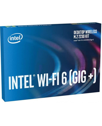 Intel® Wi-Fi 6 AX200 M.2 vPro, WLAN adapter