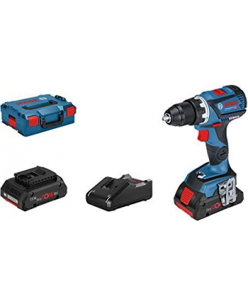 bosch powertools Bosch cordless drill driver GSR 18V-60 C Professional, 18Volt (blue / black, L-BOXX, 2x Li-Ion battery ProCORE18V 4.0Ah)