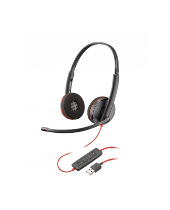 Plantronics Blackwire 3220 duo, headset (black, USB, stereo)