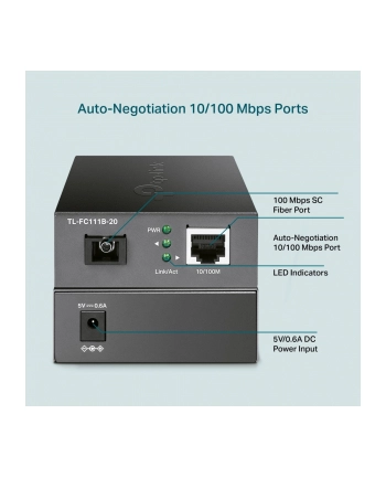 tp-link FC111B-20 Media Konwerter 10/100 WDM