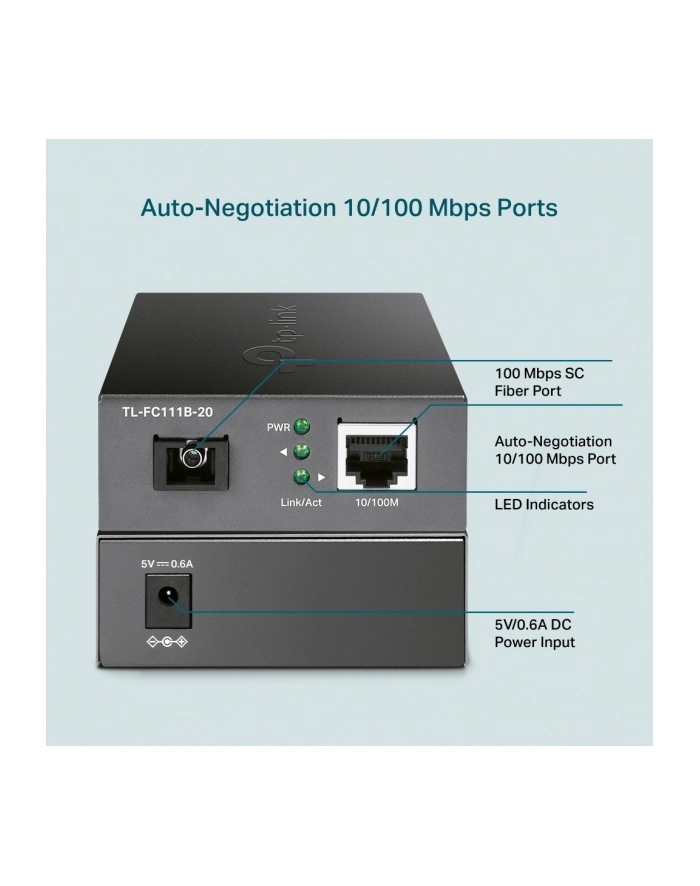 tp-link FC111B-20 Media Konwerter 10/100 WDM główny