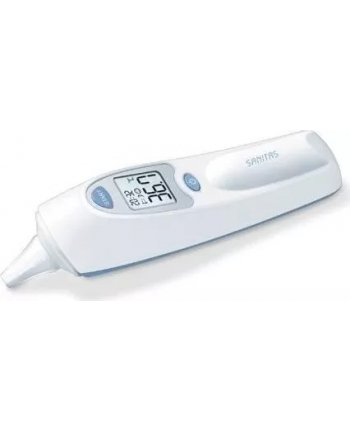 Sanitas ear thermometer SFT 53, clinical thermometer (white / blue)