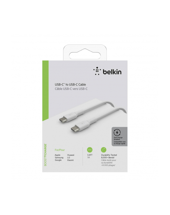 belkin Kabel PVC C-C 2.0 1m biały główny