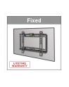 Barkan Flat/Curved TV Wall Mount E202+ Wall Mount, Fixed, 26-39 '', Maximum weight (capacity) 30 kg, Black - nr 3