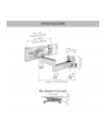 Barkan 7'' - 12'' Full Motion Wall & Cabinet Mount for Tablet T54 White - nr 8