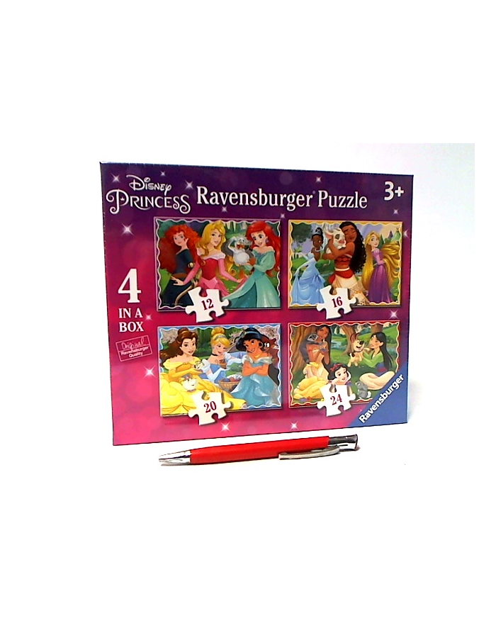Puzzle 4w1 Disney Princess (12/16/20/24el) 030798 RAVENSBURGER główny