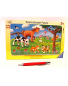 Puzzle 15el ramkowe Miłośnicy słodkich zwierząt  060665 RAVENSBURGER - nr 2