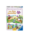 Puzzle 4w1 Słodcy mieszkańcy ogrodów (2-4-6-8el) 069521  RAVENSBURGER - nr 1