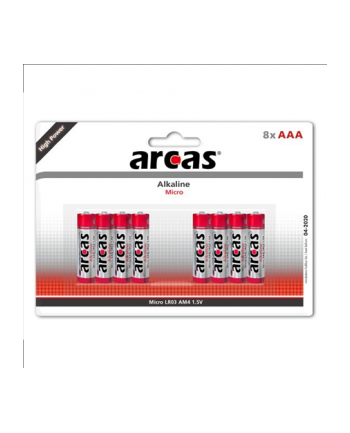 Arcas Alkaline 1,5V LR03/AAA 8szt. (11744803)