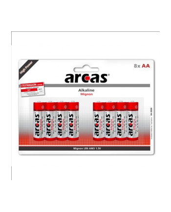 Arcas Alkaline LR6/AA 1,5V 8 szt. (11744806)