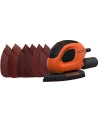 black+decker BLACK + DECKER compact mouse BEW230-QS, delta sander (orange / black, 55 watt) - nr 1