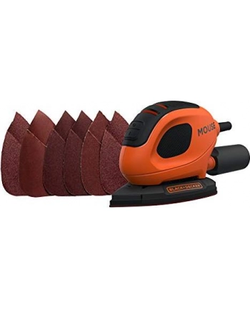 black+decker BLACK + DECKER compact mouse BEW230-QS, delta sander (orange / black, 55 watt) nr 2