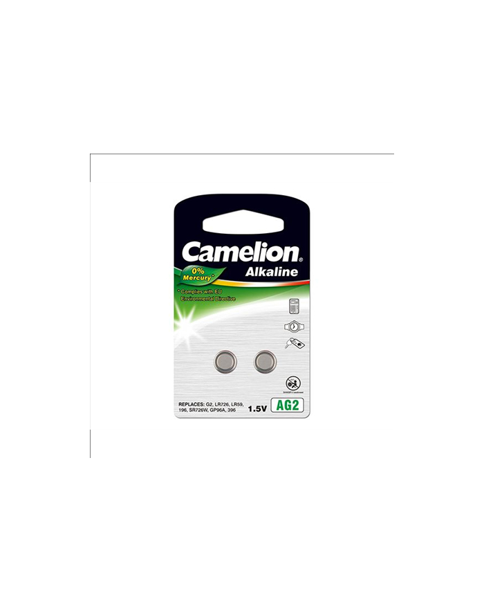 Camelion  1.5V LR726/LR59/396, 2-pack, ''no mercury'' (12050202) główny