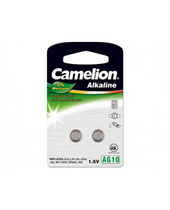 Camelion  1.5V LR54/LR1131/389, 2-pack, ''no mercury'' (12050210)