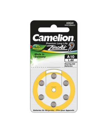 Camelion Zinc Air Celles 1.4V A10 ZL10 6 szt. (15056010)