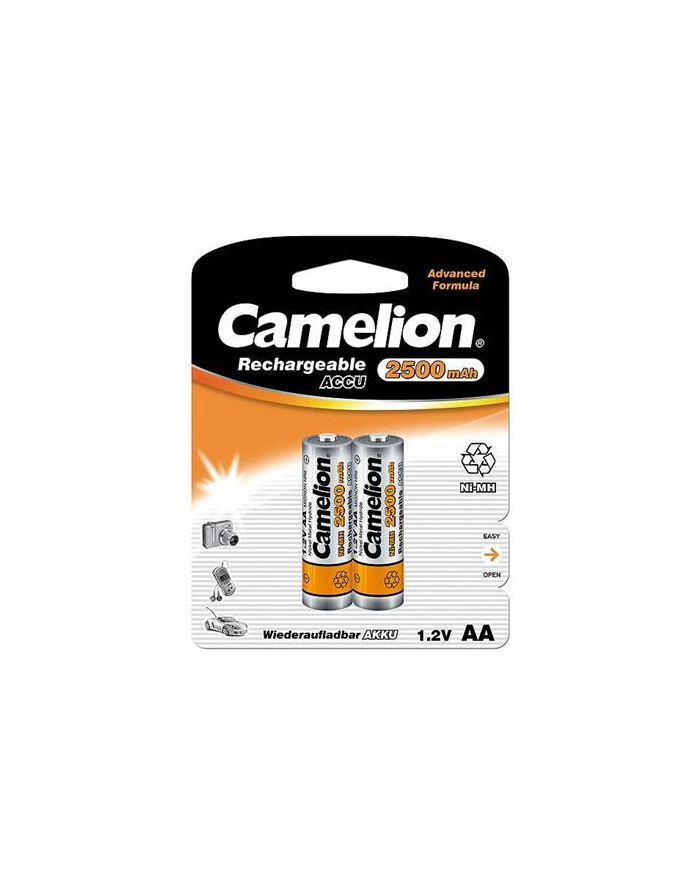 Camelion  Ni-MH AA (R06), 2500 mAh, 2-pack, + pudełko na 4  (17025206) główny