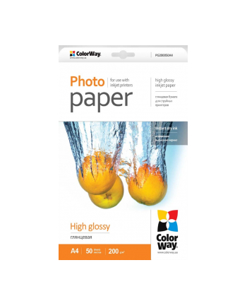 ColorWay Błyszczący 200 g/m² A4 50 Ark. (PG200050A4) nr 2
