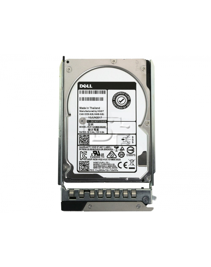 Dell 1,2TB 10K rpm SAS 512n 2,5'' Hot-plug (400-ATJL) główny