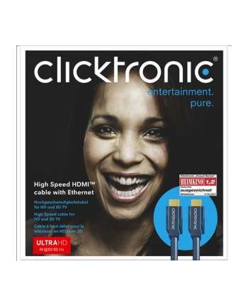 Clicktronic Kabel HDMI A High Speed 1,5m (CLICKCHDMI70302)