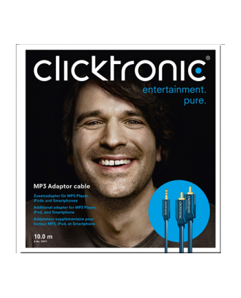 Clicktronic Kabel Audio Jack 3,5mm - Jack 3,5mm 1m (CLICKCJJ70476)