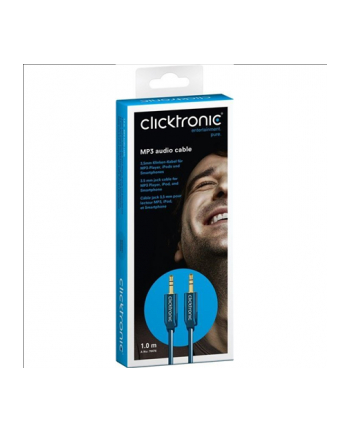 Clicktronic Kabel Audio Jack 3,5mm - Jack 3,5mm 1m (CLICKCJJ70476)