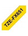 Taśma Do Brother Tz-Fx651 24Mm 8M Żółta Tze-Fx651 - nr 16