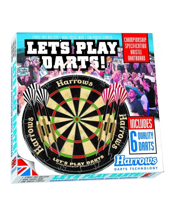 Harrows Tarcza Lets Play Darts Game Set