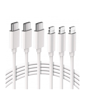 Kabel USB Goobay Lightning - USB-C™ USB Cable. White. 2.0m nr 1
