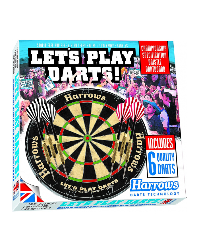 Harrows Tarcza Lets Play Darts Game Set główny