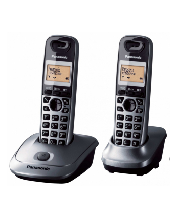 TELEFON PANASONIC KX-TG2512PDM - 2 SŁUCHAWKI