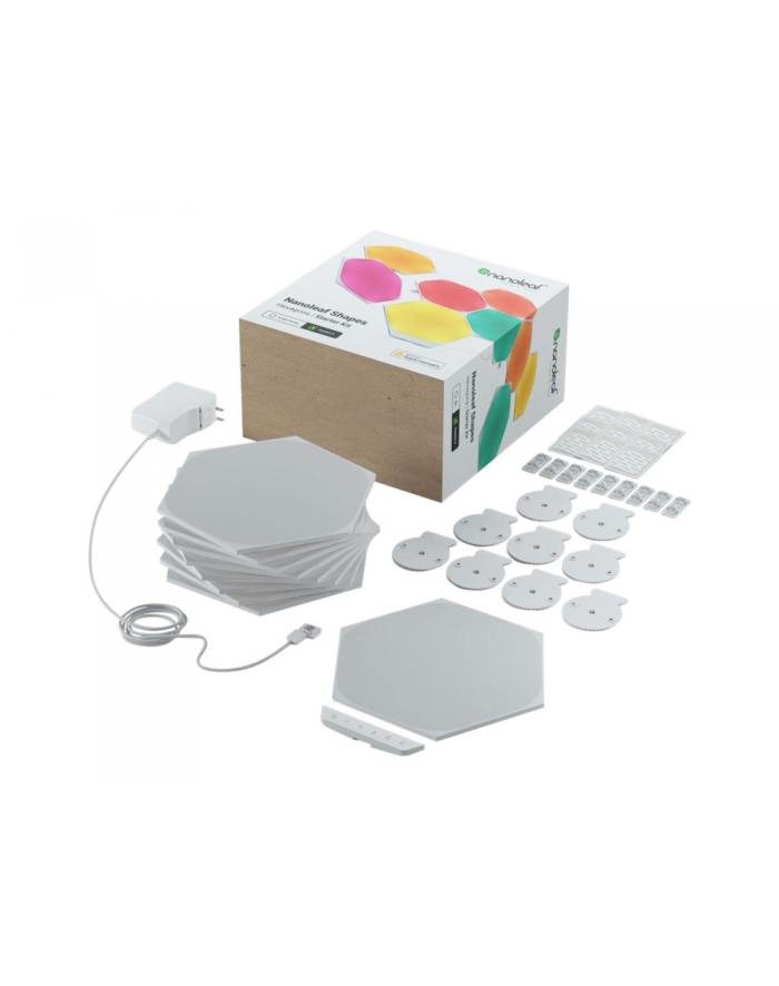 Nanoleaf Shapes Hexagons zestaw 9 paneli (NL420002HX9PK) główny