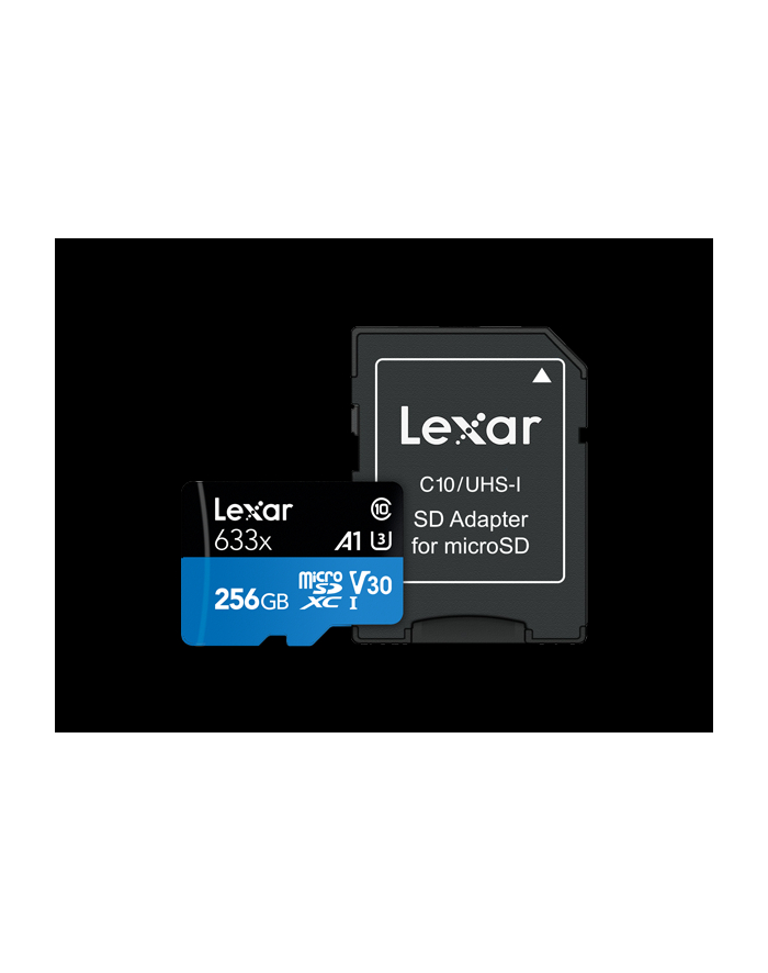 Karta Lexar 633x MicroSDHC 256 GB Class 10 U3 A1 V30 (LSDMI256BB633A) główny