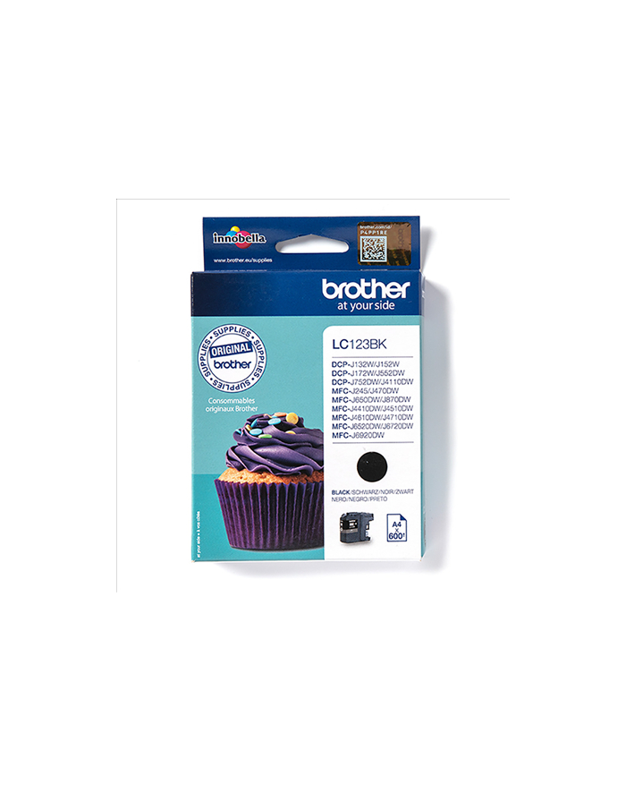 Print4you Analog  Brother LC123BK  Ink Cartridge  Black główny