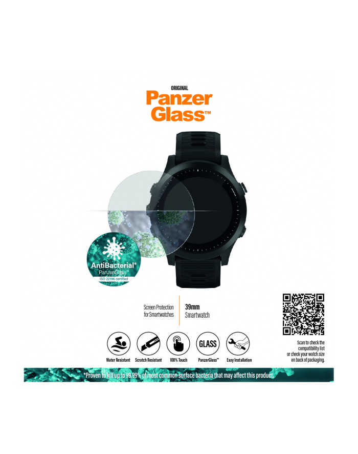 PanzerGlass szkło ochronne uniwersalne 39 mm przezroczysty główny