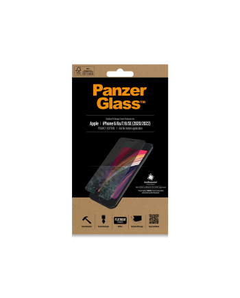 Panzerglass Privacy for iPhone SE 2 clear