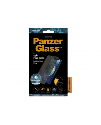 Panzerglass Apple iPhone 12 mini CF Privacy Antibakteriell E-to-E, black