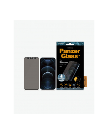 Panzerglass Apple iPhone 12 Pro Max CF Antibakteriell Privacy E-to-E, black