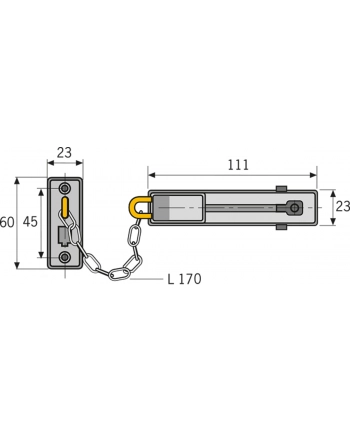 Abus Acucha do Drzwi Sk66 N Sb Abts01357 nr 1