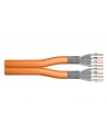 Assmann Skrętka Duplex S-FTP, CAT7, LSZH 1200MHz, 100m, pomarańczowy (DK-1743-VH-D-1) (DK1743VHD1) - nr 6