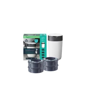 Tommee Tippee Zestaw Kosz Sangenic Twist & Click + 4 Uniwersalne Wkłady