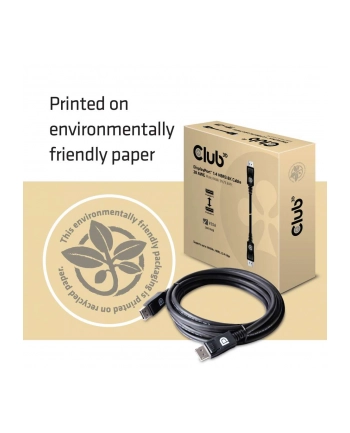 Club 3D Kabel DisplayPort 3m Czarny (CAC-1060) nr 1