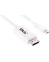 Club 3D USB C - DisplayPort (M/Ż) Biały 1.2m (CAC-1517) - nr 42