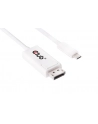 Club 3D USB C - DisplayPort (M/Ż) Biały 1.2m (CAC-1517) - nr 4