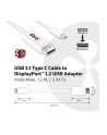 Club 3D USB C - DisplayPort (M/Ż) Biały 1.2m (CAC-1517) - nr 56