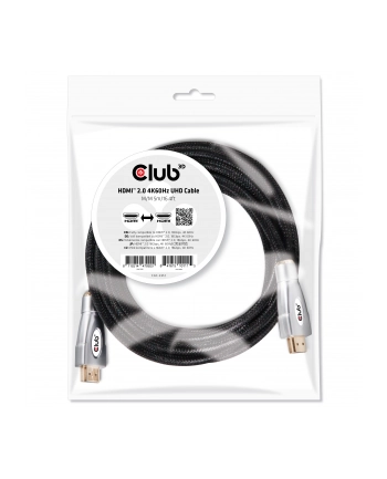 Club 3D HDMI - HDMI 5m Czarny (CAC-2312) nr 1