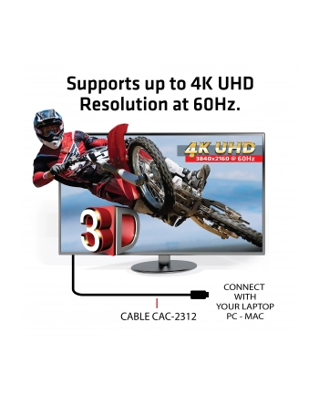 Club 3D HDMI - HDMI 5m Czarny (CAC-2312) nr 2