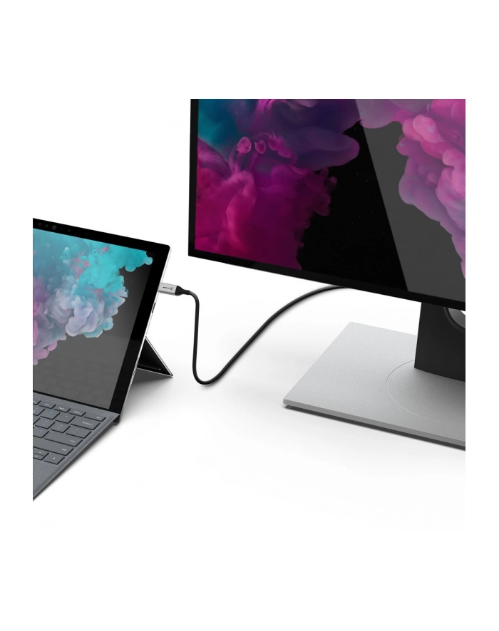 Alogic Ultra Mini DisplayPort 1.4 - HDMI 2.0 2m Space Grey (ULMDPHD02SGR) główny